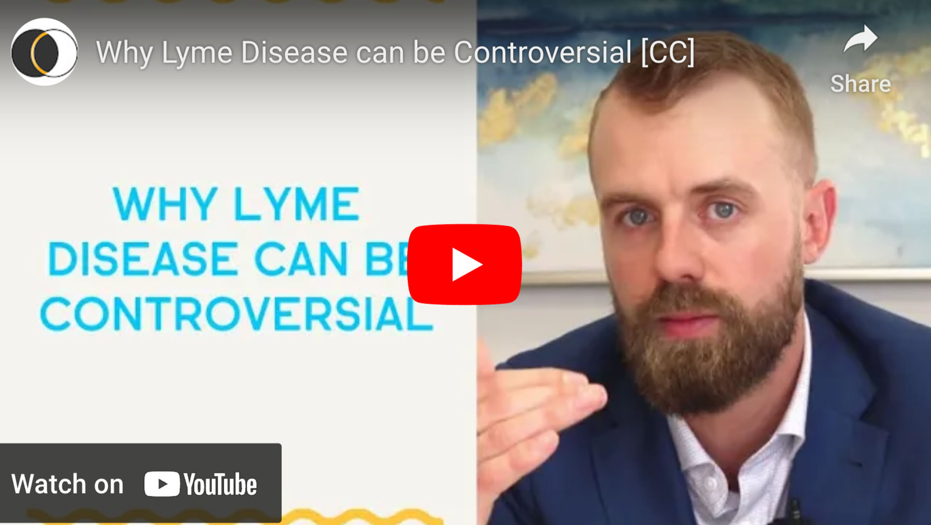 watch video on how lyme disease can be contraversial